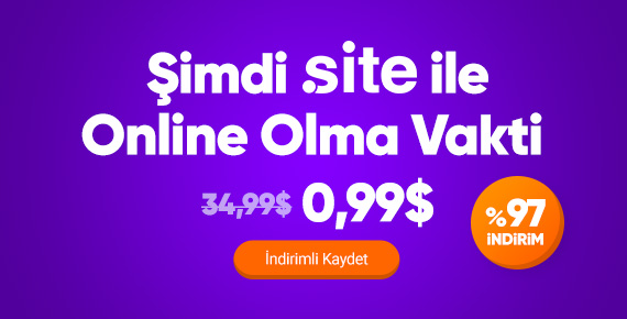 .site domain şimdi %97 indirimli