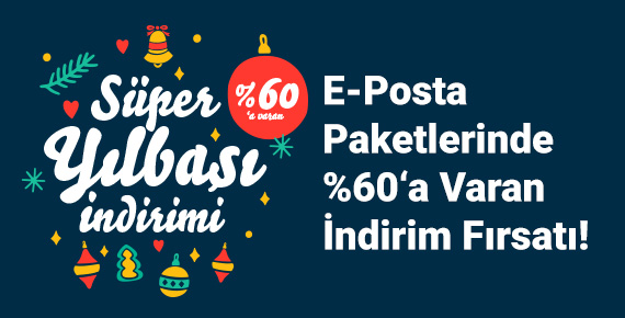 E-Posta Paketlerinde Süper Yılbaşı İndirimleri Başladı!